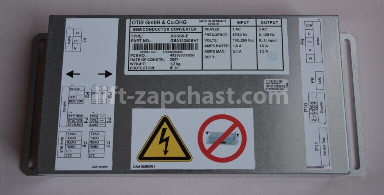 Полупроводниковый преобразователь DCSS5-E Отис (GBA24350BH10)